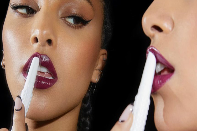 Beauty of lipstick in fashion