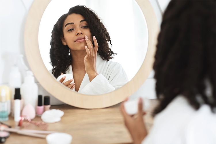 Social media marketing for skin care companies.