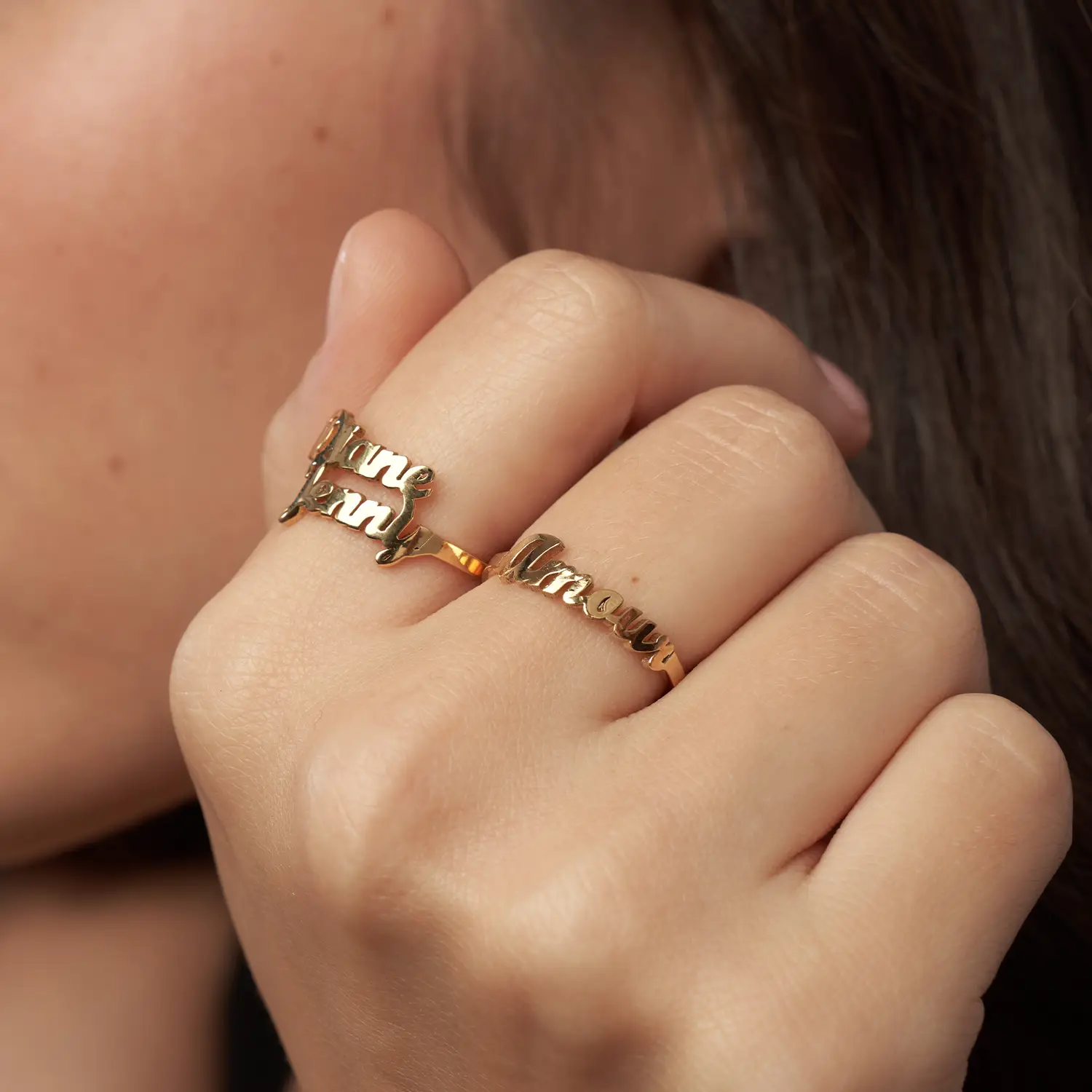 The One Name Ring - Gold Vermeil