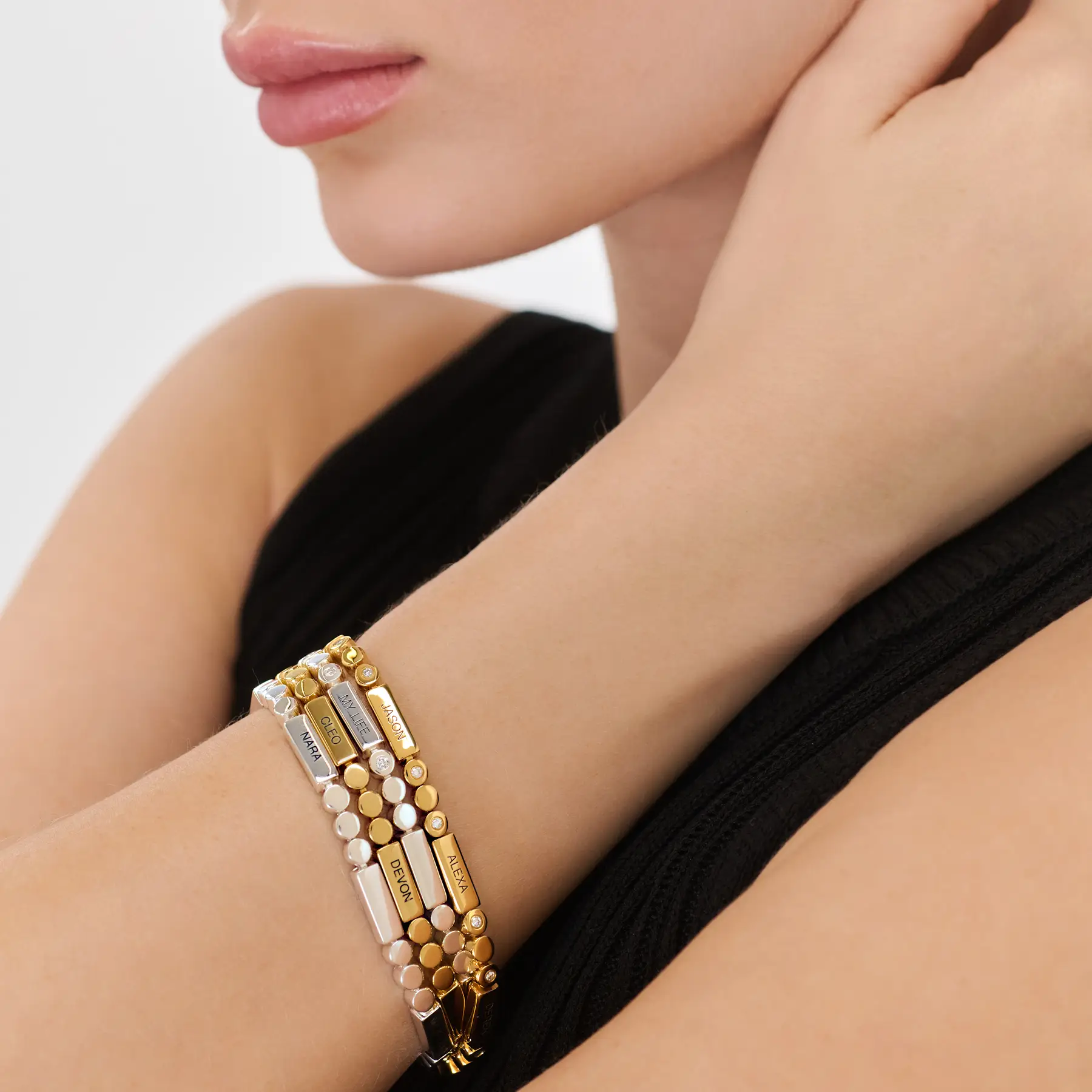 The Engraved Beaded Bracelet