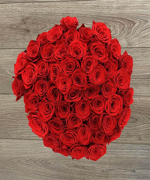 1) Classic Red Rose Bouquet