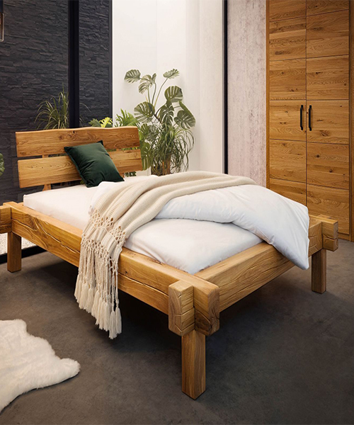 Balkenbett Wildeiche