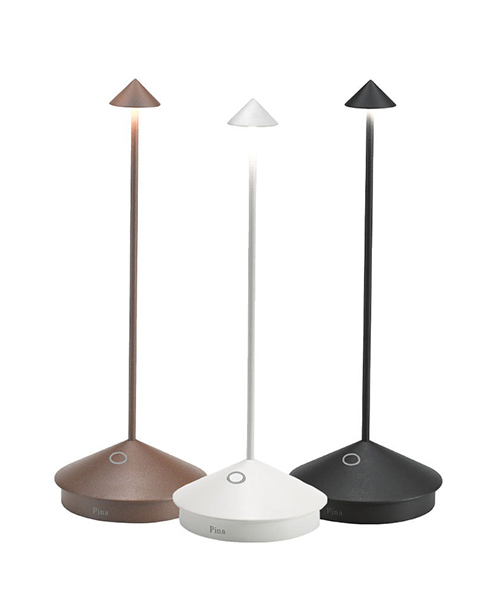 4) Zafferano Pina Pro Portable Table Lamp