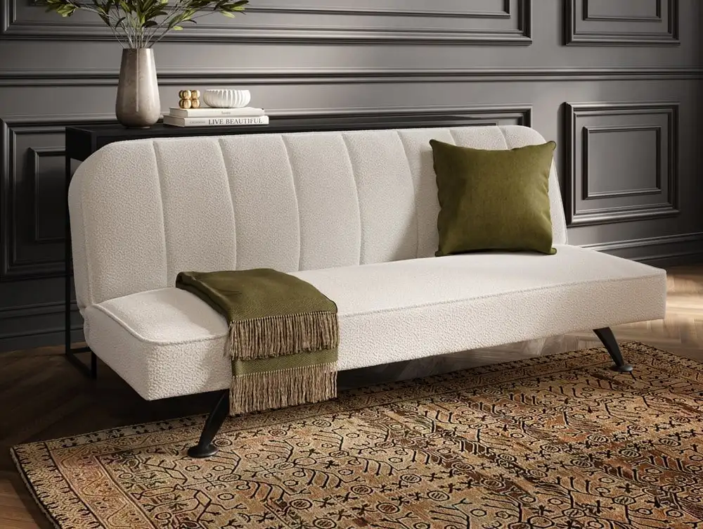 LPD Burlington Ivory Boucle Sofa Bed