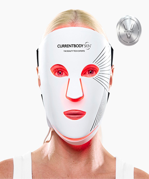 1) CurrentBody Skin LED Red Light Therapy Face Mask Series 2